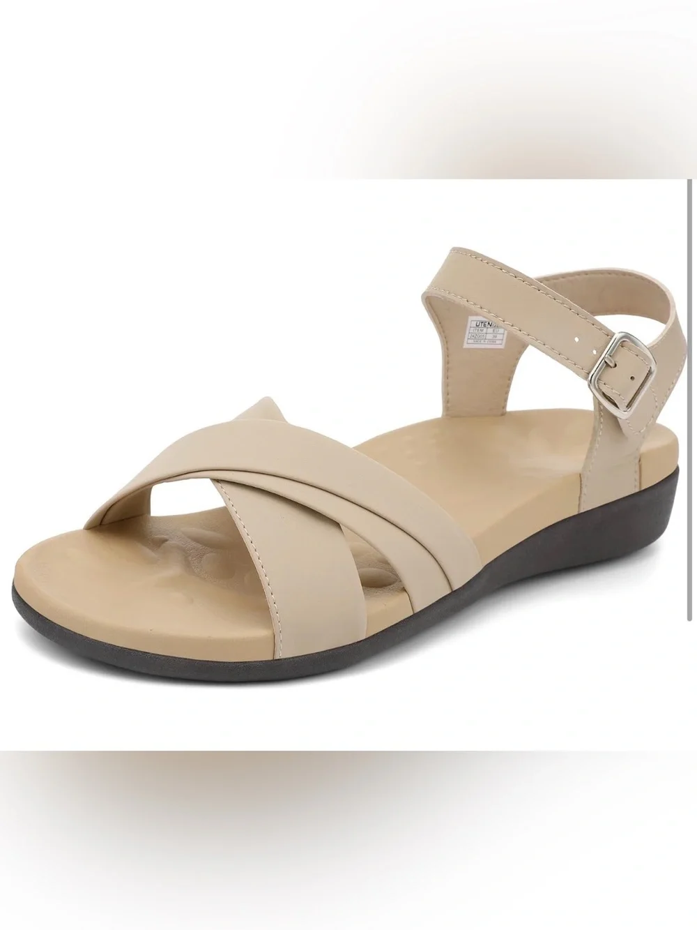 UTENAG Classic Beige/tan  Strappy Comfort Sandals size 9 GUC